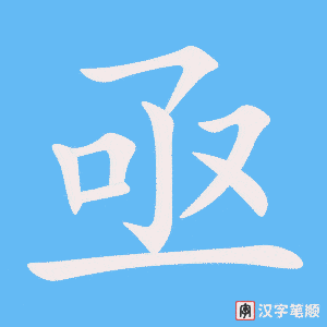 《亟》的笔顺动画写字动画演示