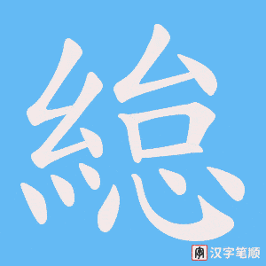 《緿》的笔顺动画写字动画演示